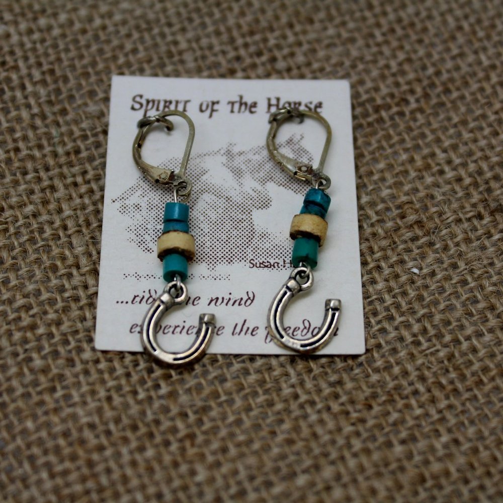 Sterling Silver Horseshoe Earrings